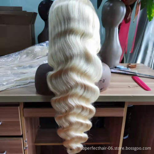 Wholesale Brazilian Virgin Hair Wigs Pre Plucked With Baby Hair HD Transparent Lace Front Wigs For Black Women Human Hair Wigs